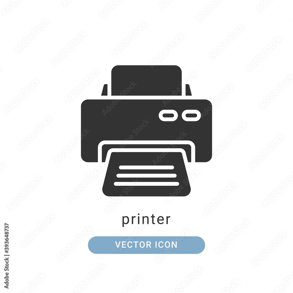 printer icon vector illustration. printer icon glyph design. printer icon vector illustration. printer icon glyph design.