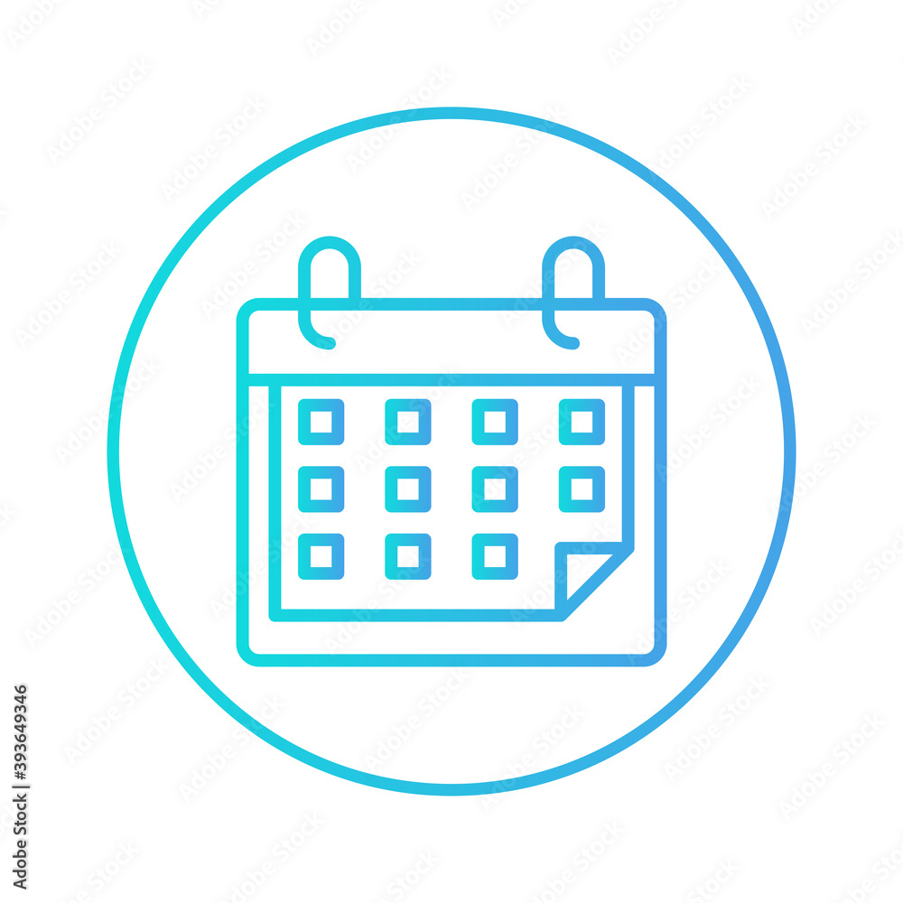 calendar icon vector illustration. calendar icon gradient design. calendar icon vector illustration. calendar icon gradient design.