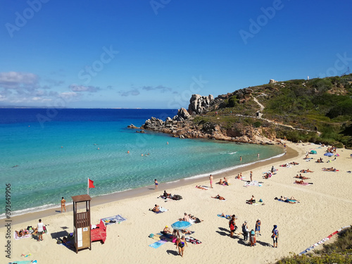 Beautiful beach with turquoise water