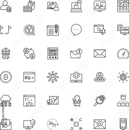 internet vector icon set such as: office, artificial, write, instrument, entry, zoom, night, learn, pencil, engineer, sticker, http, referral, golden, web layout, user, hour, programmer, undesirable