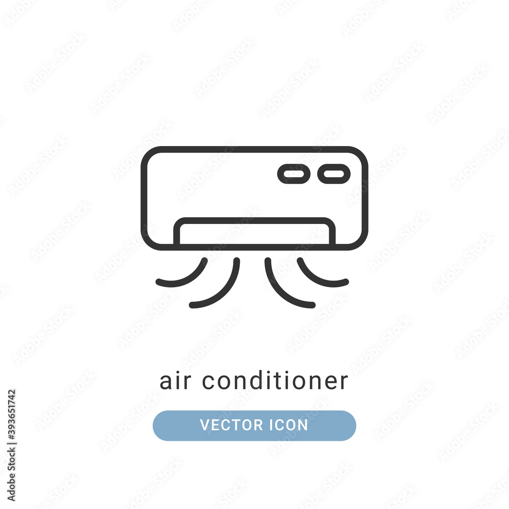 air conditioner icon vector illustration. air conditioner icon outline design. air conditioner icon vector illustration. air conditioner icon outline design.
