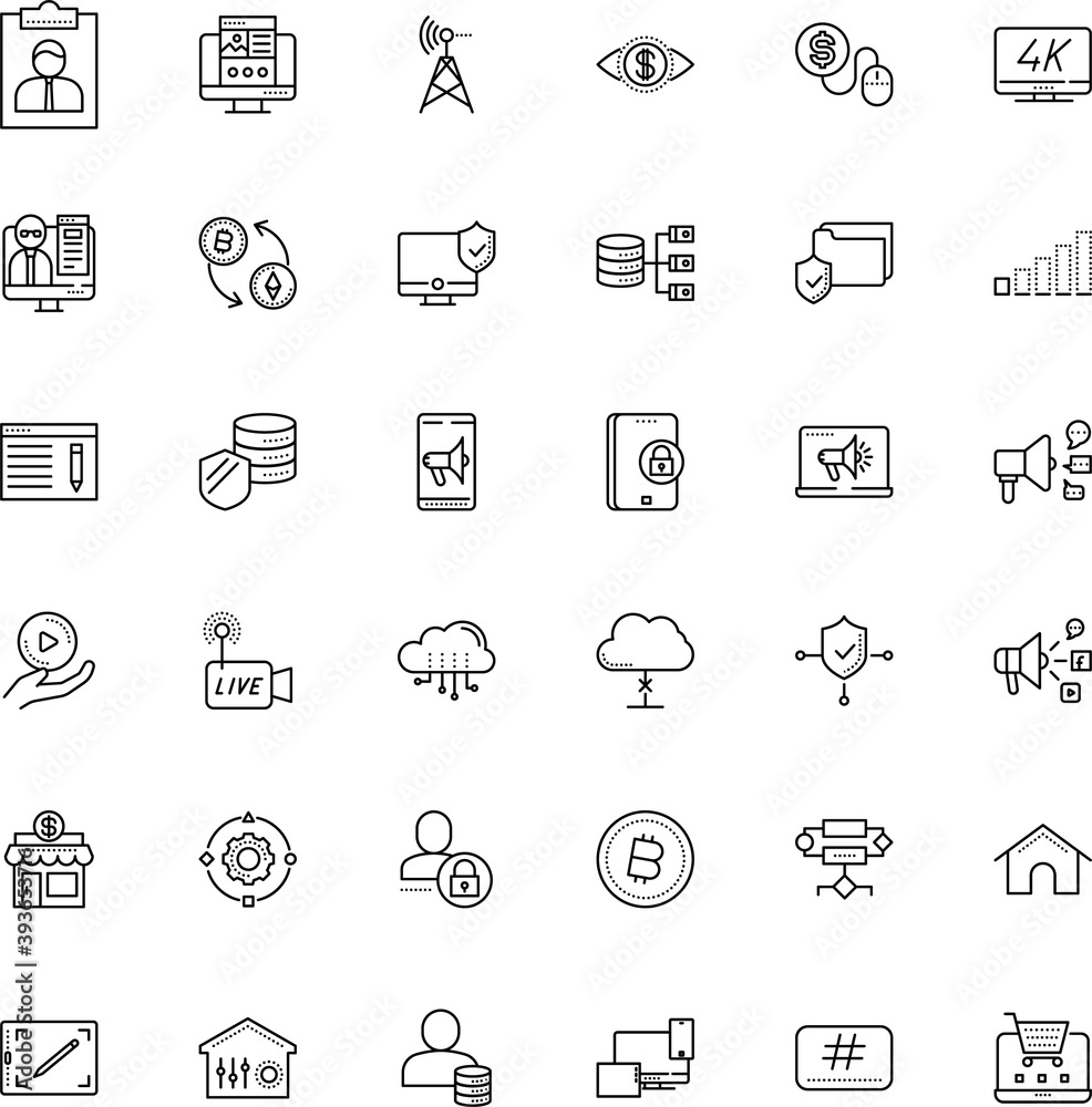 internet vector icon set such as: cinema, sketch, antenna, decline, remove, download, light, wrong, stationery, compound, public, tag, list, encryption, blockchain, donation, round, programming internet vector icon set such as: cinema, sketch, antenna, decline, remove, download, light, wrong, stationery, compound, public, tag, list, encryption, blockchain, donation, round, programming