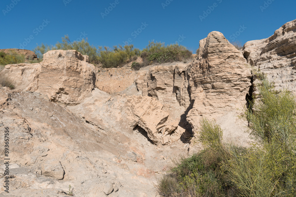 Sediments from an old mine in southern Spain Sediments from an old mine in southern Spain