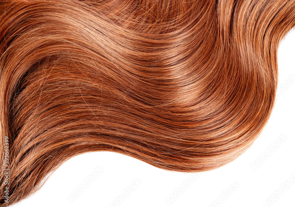 Fototapeta premium Curly red hair