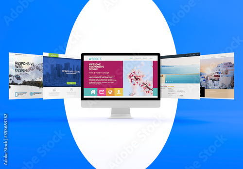 Computer Screens Mockup