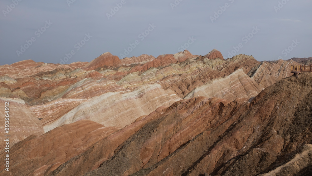 Danxia Landform Landscape in Northwest China