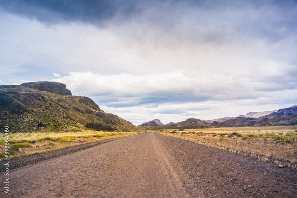 Dirt road at Patagonia.