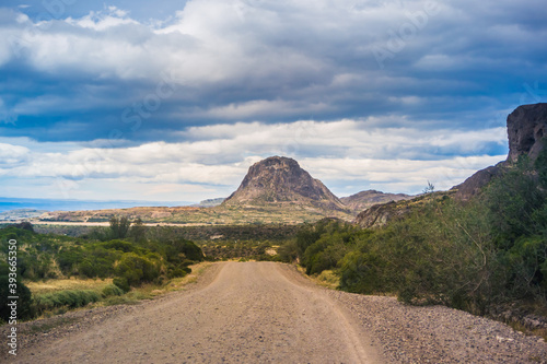 Dirt road at Patagonia.