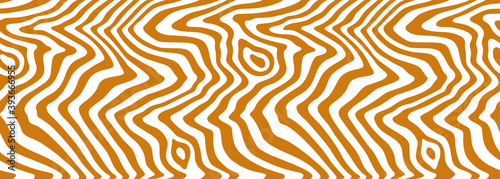 Vector Seamless Pattern with Flowing Salted Caramel. Abstract Border Sweet Texture. Creative Food Background for Packaging Design and Advertisement