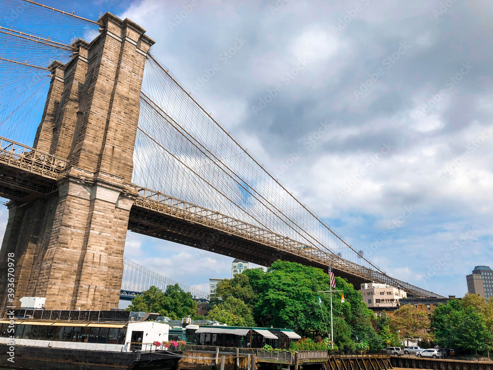 Naklejka premium The Brooklyn Bridge, New York City