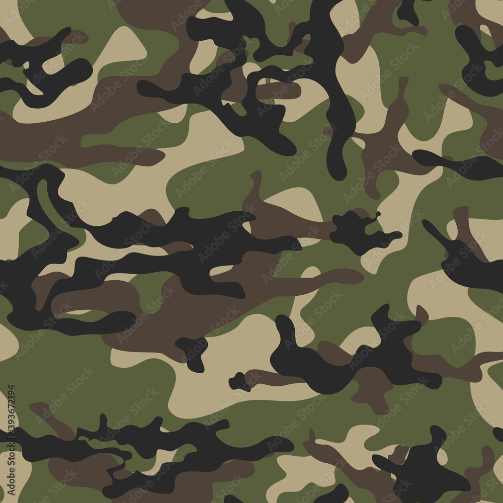 Fototapeta premium Camouflage background modern street pattern for printing clothing, fabric.