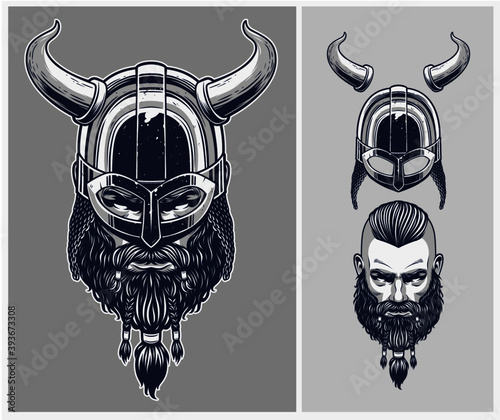 Viking Warrior with Optional helmet