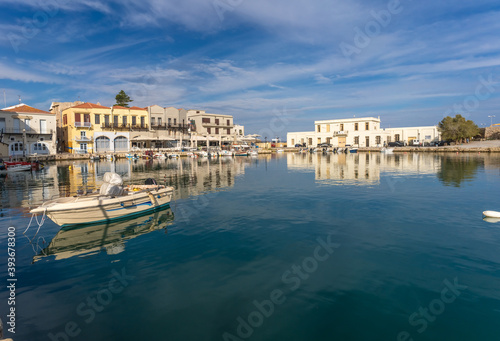The charm of the old Venetian Harbor of Rethymno (also Rethimno, Rethymnon, and Rhithymnos), a historical town on the north coast of Crete, Greece