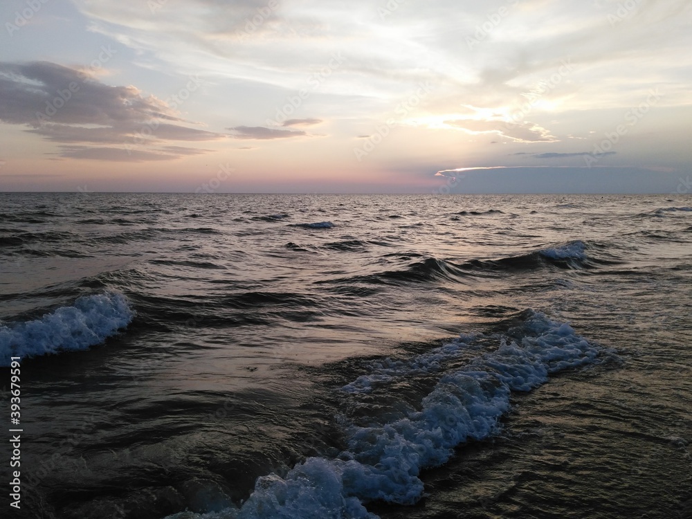 Obraz premium sunset on the sea