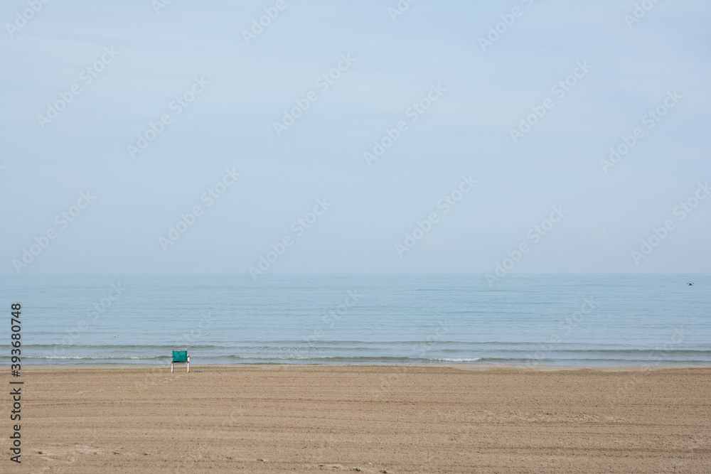 Silla en la playa