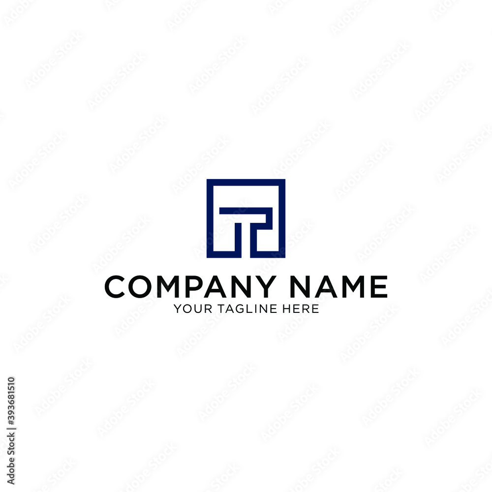 Abstract Logo Design Combinations Letter of T and P Abstract Logo Design Combinations Letter of T and P
