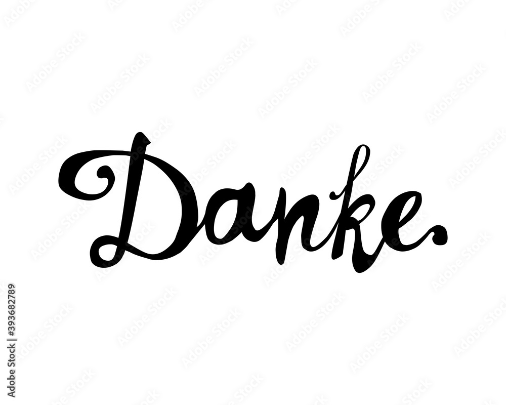 Thank You In German Vector Calligraphic Letters Stock Vector Adobe Stock Thank you in german vector calligraphic letters stock vector adobe stock