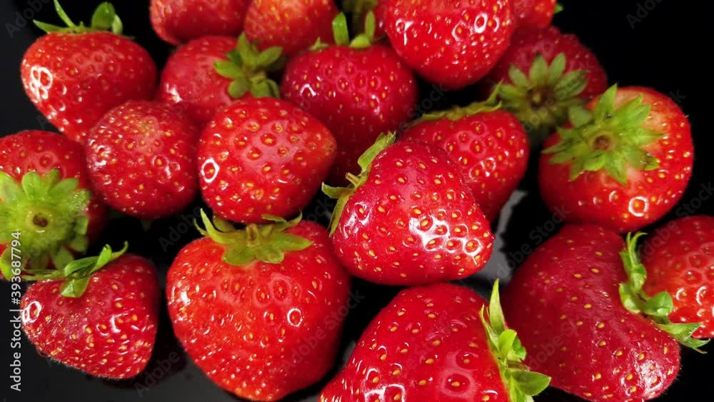 Delicious strawberries close up shot - food photography Delicious strawberries close up shot - food photography