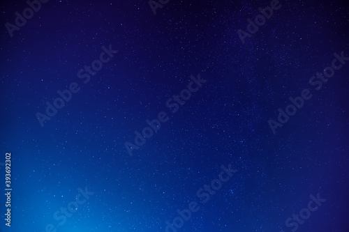 Night sky background with many shining stars  endless space concept.