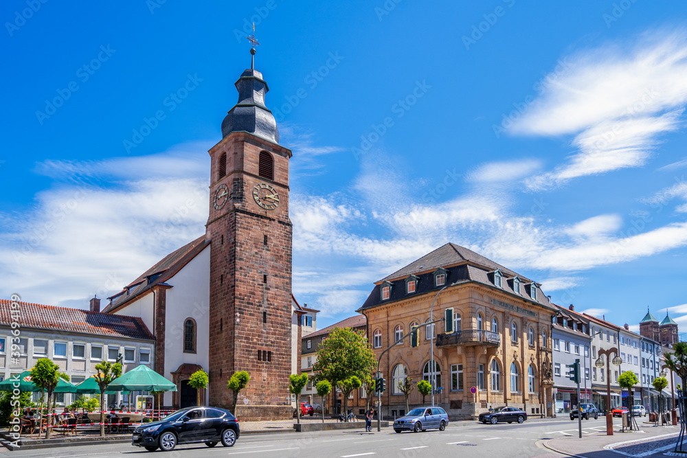 Obraz premium Johanneskirche, Pirmasens, Rheinland-Pfalz, Deutschland 