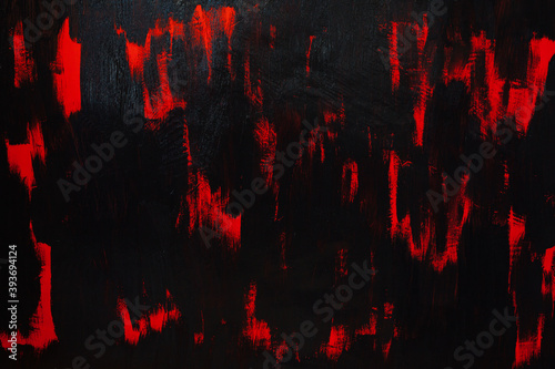painted red black wall paint texture background structure