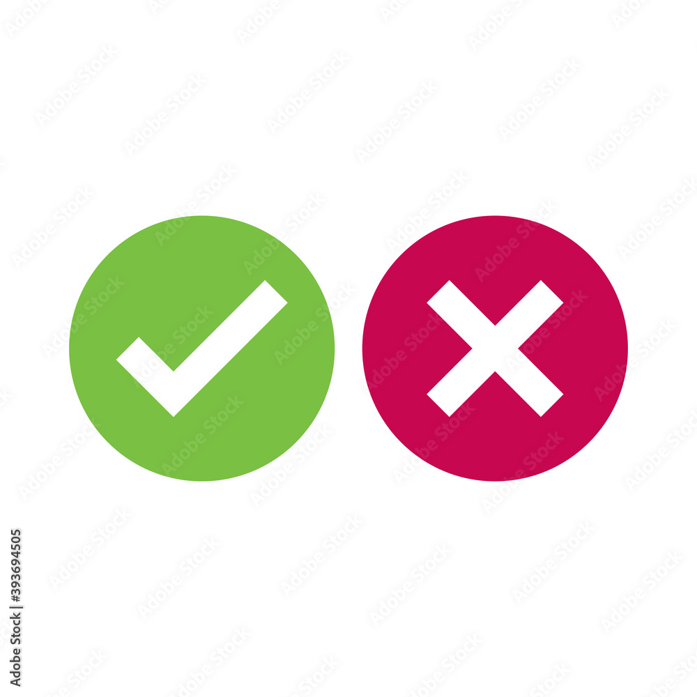 Check mark icon. Vector illustration. Check mark icon. Vector illustration.
