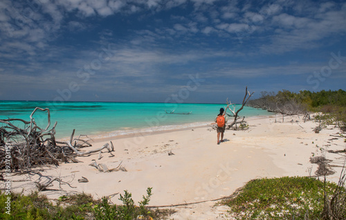 Caribbean dreaming, beautiful Cayo Jutías beach, Piñar del Río, Cuba photo