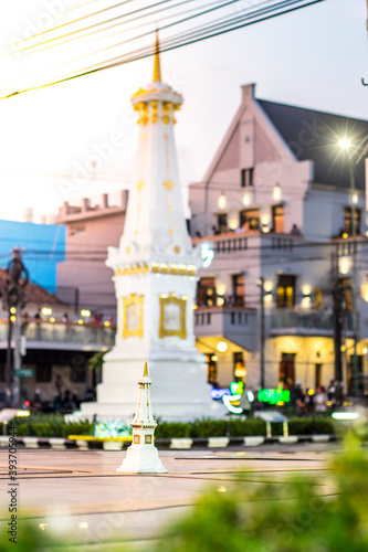 Tugu jogja or often called the white paal, is a symbol of the city yogyakarta indonesia