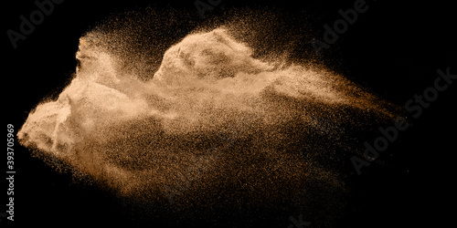 Foto Real Dust With Explosion Effect