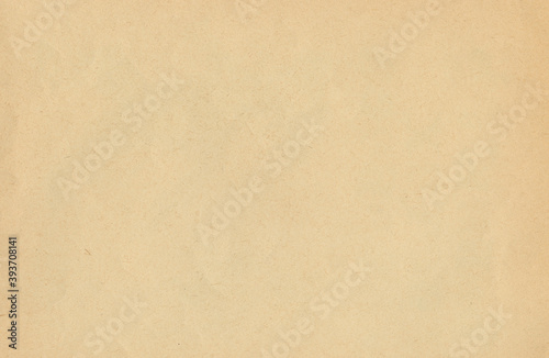 Abstract brown recycled wrinkled old vintage paper texture background. Kraft paper yellow box craft pattern. New clean empty view.