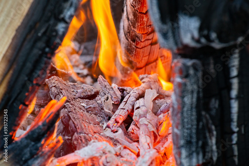 Blazing Hot Fire Coals
