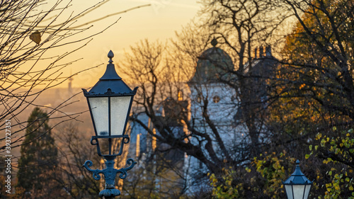 Sonnenuntergang am Bensberger Schloss photo
