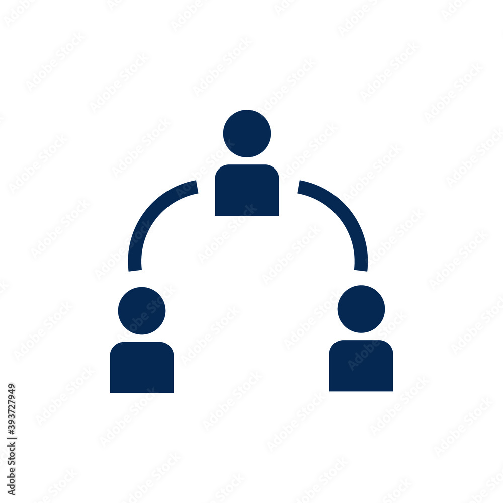 Icon vector graphic of people, good for template Icon vector graphic of people, good for template