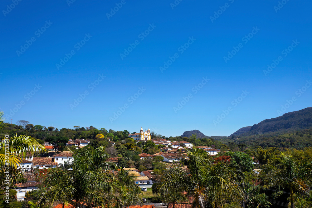 Panoramic view of the Tiradentes, Minas Gerais, Brazil