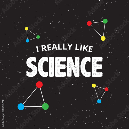 Science quote in dark background