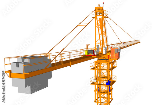 crane in the port