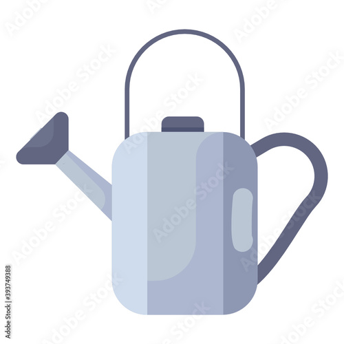 
Watering can icon in flatty vector 
