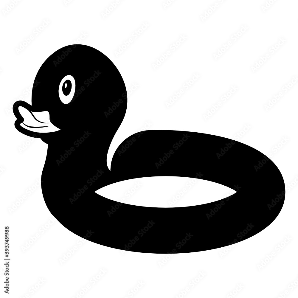 Kids rubber plaything, flat icon of duck tube toy vector design
Kids rubber plaything, flat icon of duck tube toy vector design