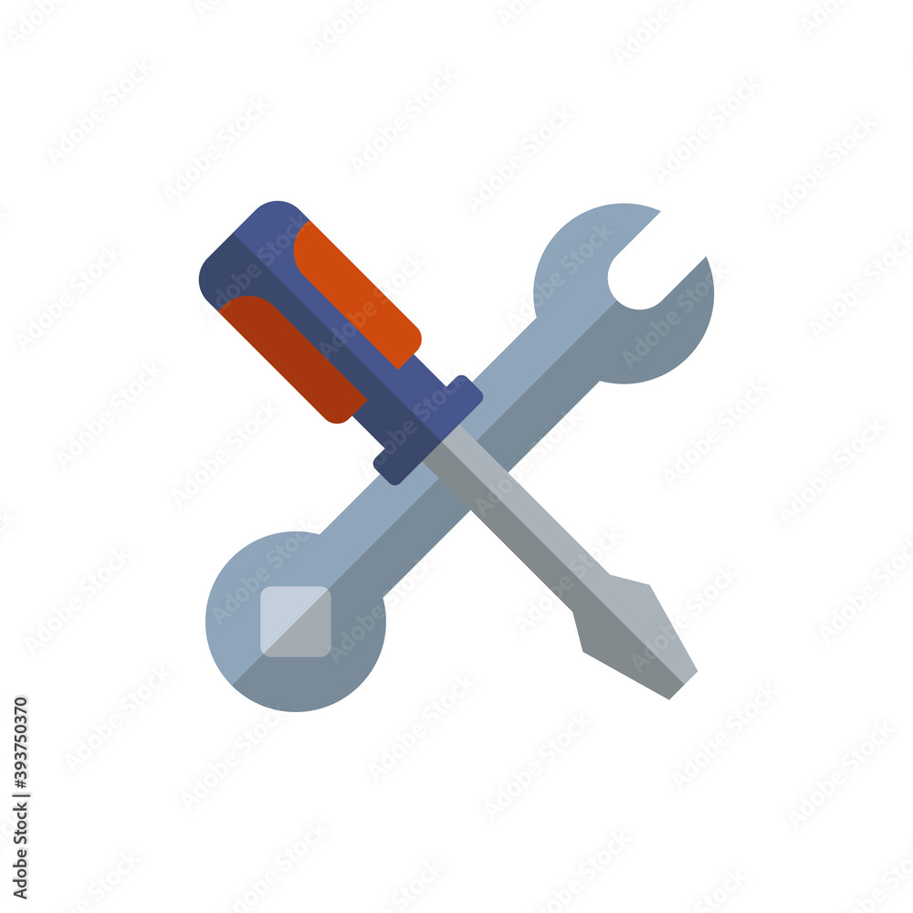 wrench and screwdriver icon design vector template wrench and screwdriver icon design vector template