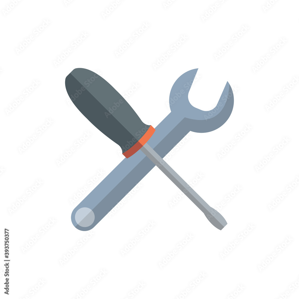 wrench and screwdriver icon design vector template wrench and screwdriver icon design vector template