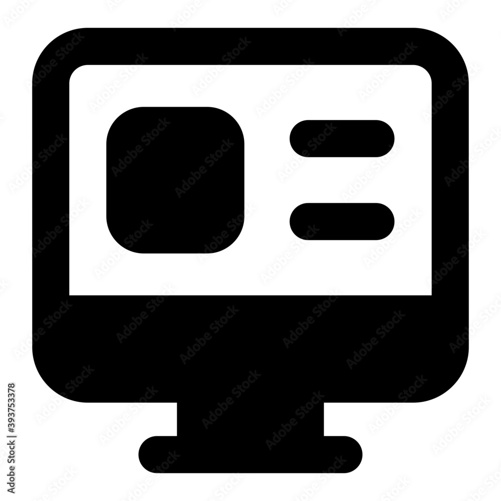 Window layout, solid icon of landing page
Window layout, solid icon of landing page