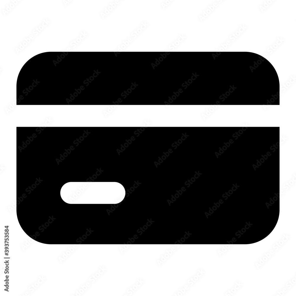 Icon of debit card in modern editable style
Icon of debit card in modern editable style