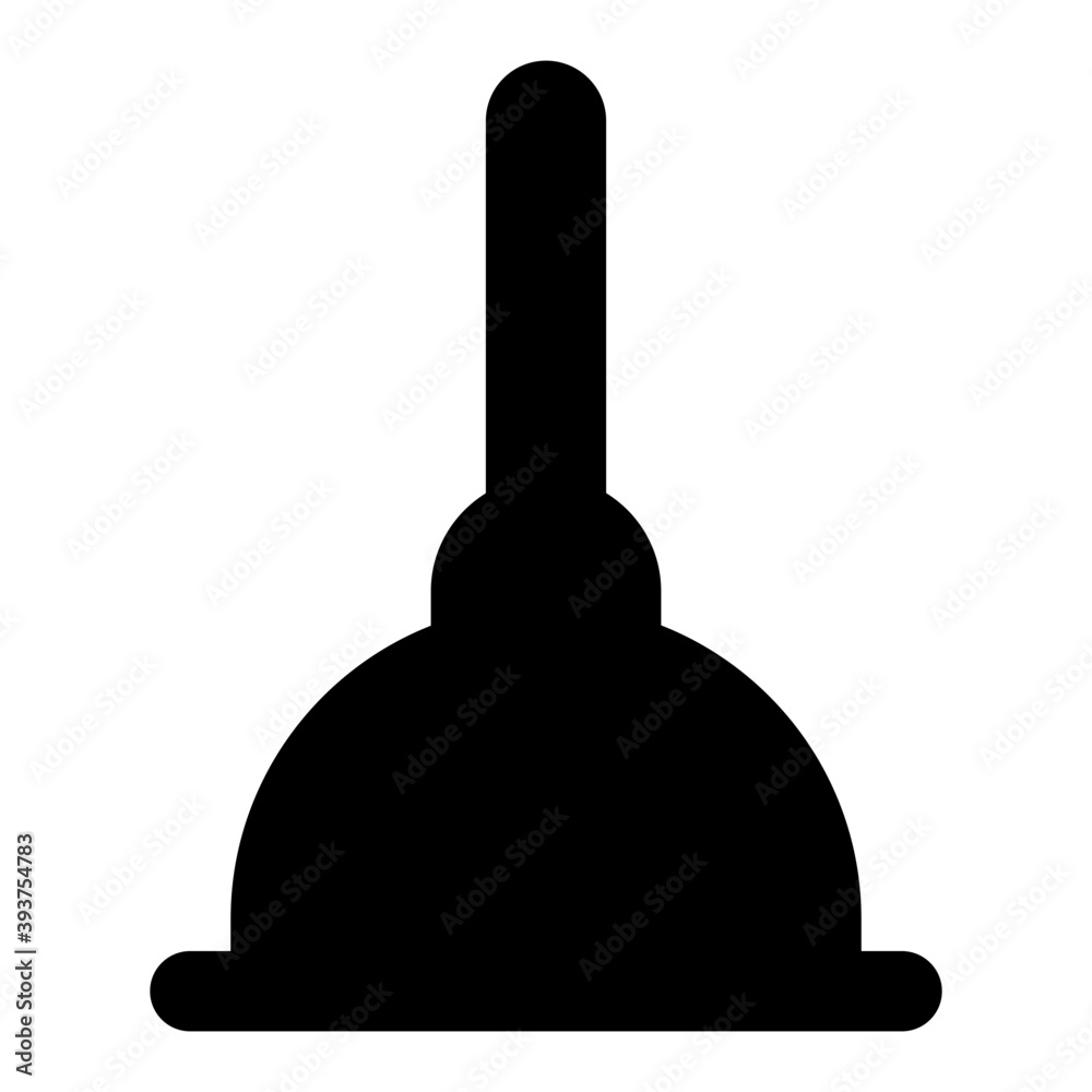Plunger icon, modern vector of household appliance
Plunger icon, modern vector of household appliance