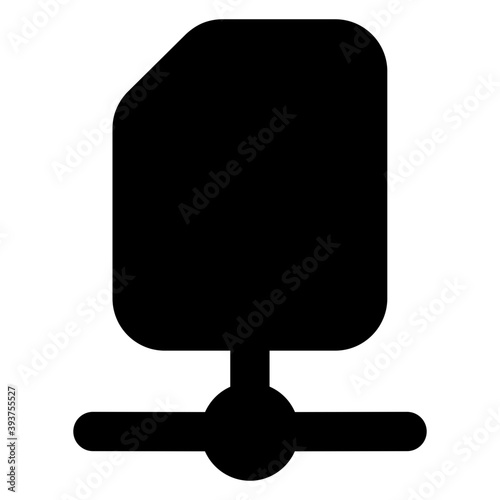 
Trendy filled vector of shared network 
