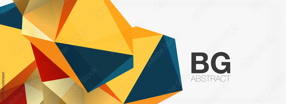 3d mosaic abstract backgrounds, low poly shape geometric design 3d mosaic abstract backgrounds, low poly shape geometric design