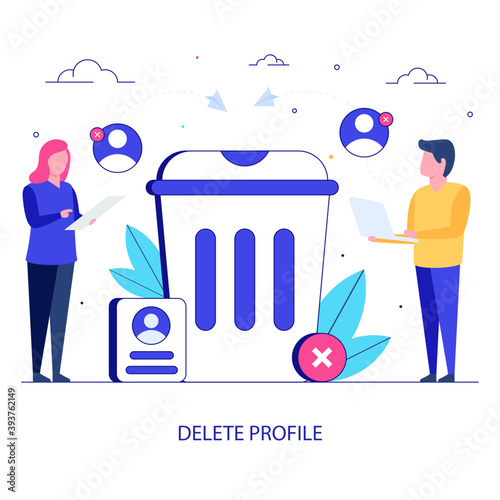Delete Profile Vector 