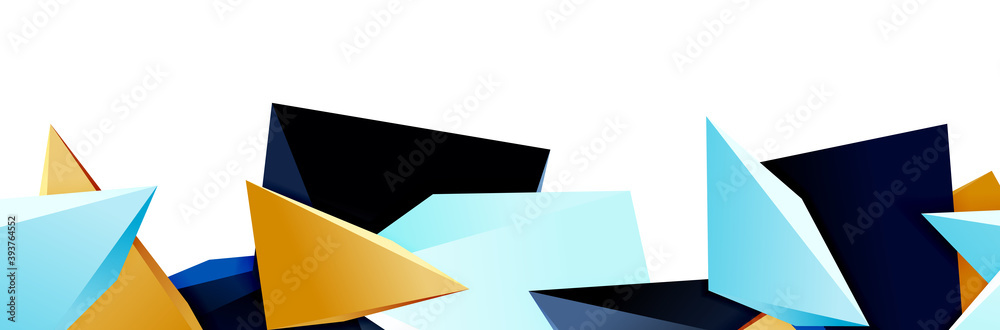 Triangle mosaic abstract background, 3d triangular low poly shapes. Geometric vector illustration for covers, banners, flyers and posters and other Triangle mosaic abstract background, 3d triangular low poly shapes. Geometric vector illustration for covers, banners, flyers and posters and other