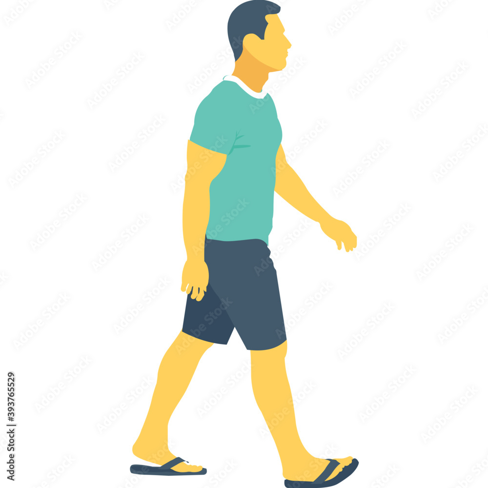 Fototapeta premium Runner Color Vector Icon