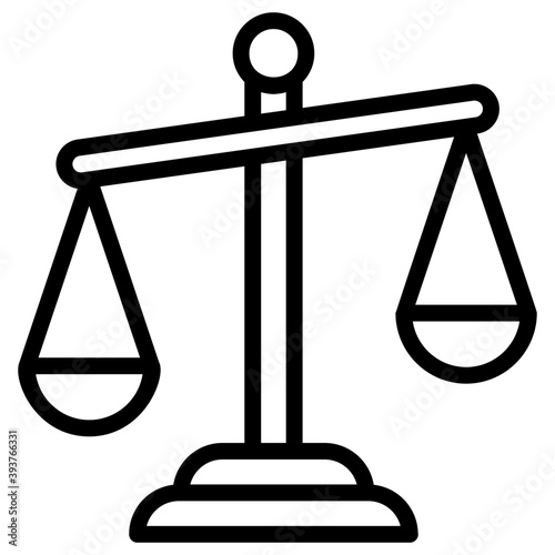 Justice Scale Vector 