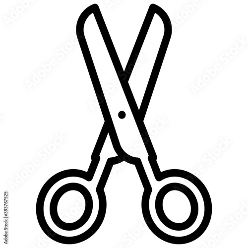 Cutting Scissor Vector 